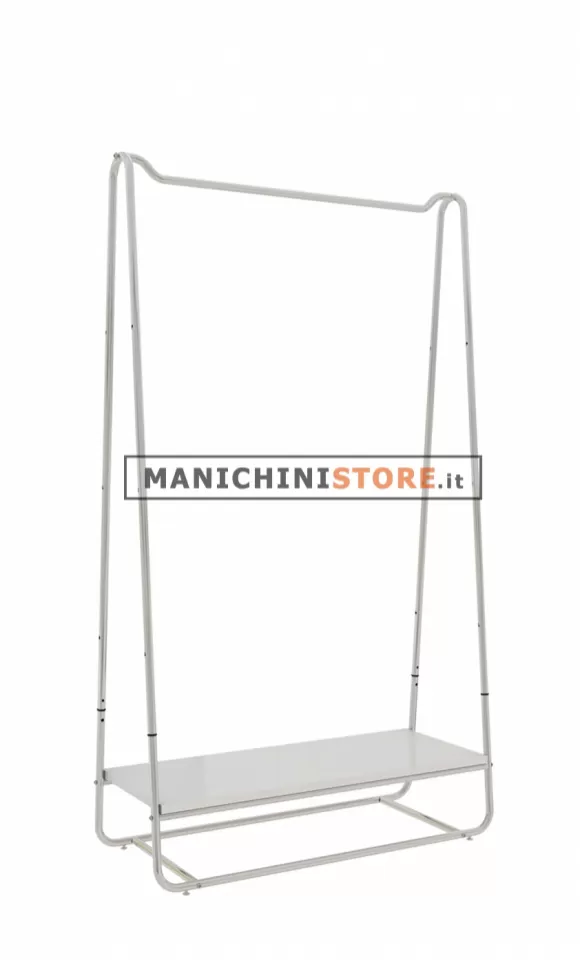 Stender autoportante con ripiano 104,5 cm