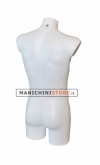 Busto manichino uomo bianco - con imperfezioni