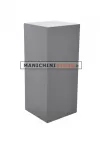 Cubo in plastica grigio cemento 90
