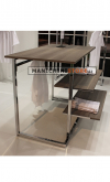 Top per tavolo in legno 104,6x67,4 cm