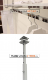 Ceiling "U" element with shelf
