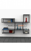 Wall display with shelves 94,2 cm 03