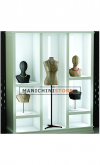 Busto donna in cartone a strati - Nero