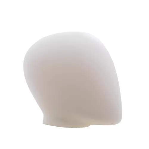 Testa uomo porta accessori in plastica bianca