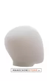 Testa uomo porta accessori in plastica bianca