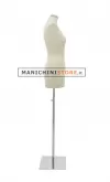 Busto donna in Lino tg. 44 con base cromata
