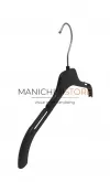 Gruccia capospalla in plastica con alette 38 cm - nero