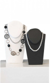 Large display for necklace - anthracite grey