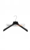 Gruccia capospalla 42 x 5 cm - Plastica Nera