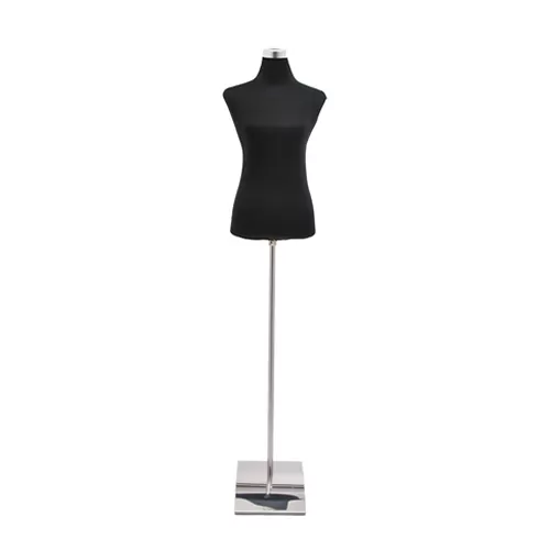 Busto componibile donna nero con base in metallo EX NOLEGGIO