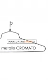 Gruccia metallo capospalla 45 cm - metallo cromato