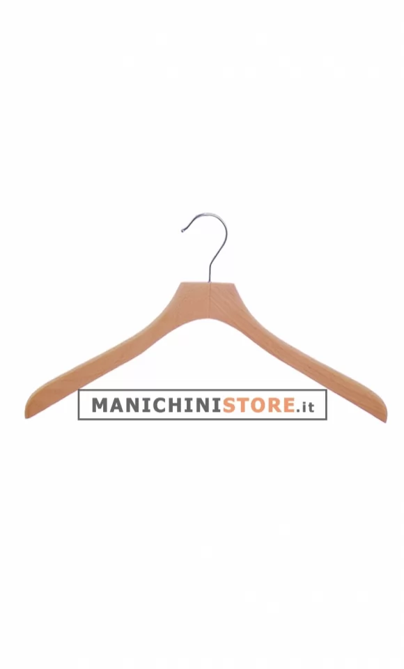 Gruccia legno capospalla cm.42 x cm.1,5 - Faggio