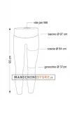 Gambe uomo snodate con base quadra