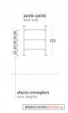 Sistema montanti Modulo da parete