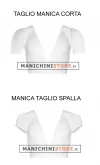 Busto uomo per foto internet e-commerce con base doppia asta