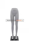 Gambe donna vita alta con base in metallo nero