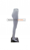 Gambe donna vita alta con base in metallo nero