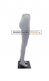 Gambe donna vita alta con base in metallo nero