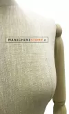Manichino donna Plastic Linen con braccia in legno senza testa