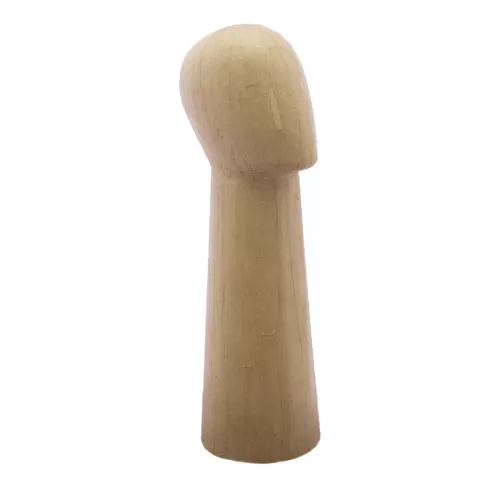 Testa uomo rivestita in cartapesta H 20
