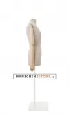 NOLEGGIO 1 Busto donna in lino con braccia legno