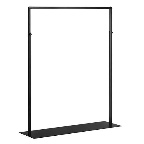 Stender tubo quadrato 120 Regolabile - Nero