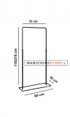 Stender 50 cm regolabile - Bianco