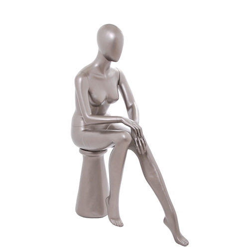 Manichino donna testa uovo nichel - EX NOLEGGIO