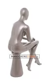 Manichino donna testa uovo nichel - EX NOLEGGIO