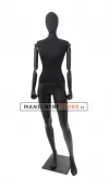 Manichino donna Plastic Lycra con braccia in legno - seconda scelta