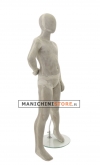 Manichino bambino 7-8 anni effetto cemento - difettato
