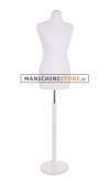 Busto donna bianco con base tonda ex-noleggio