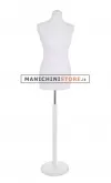 Busto donna bianco con base tonda ex-noleggio