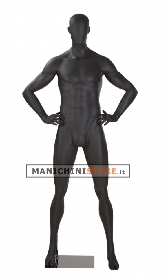 RENTAL - Male sport mannequin with egg head - fitness