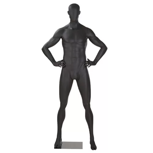 Manichino sportivo uomo dalla testa a uovo - fitness