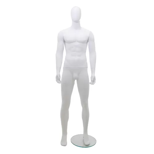 Manichino uomo testa uovo - Vogue 43M TU Bianco - ex noleggio