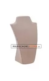 Busto display gioielli a V grande argilla