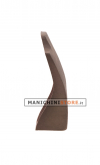 V cut jewelry display large bust - leather