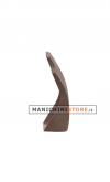 Busto display gioielli a V piccolo cuoio