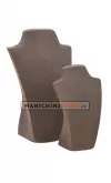 Busto display gioielli a V piccolo cuoio