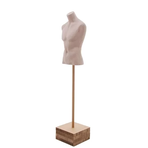 Busto uomo Argilla in Cartapesta - 16