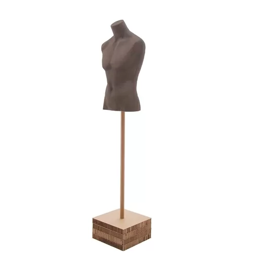 Busto uomo Cuoio in Cartapesta - 16