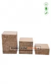 Cubo espositivo in cartone riciclato 48