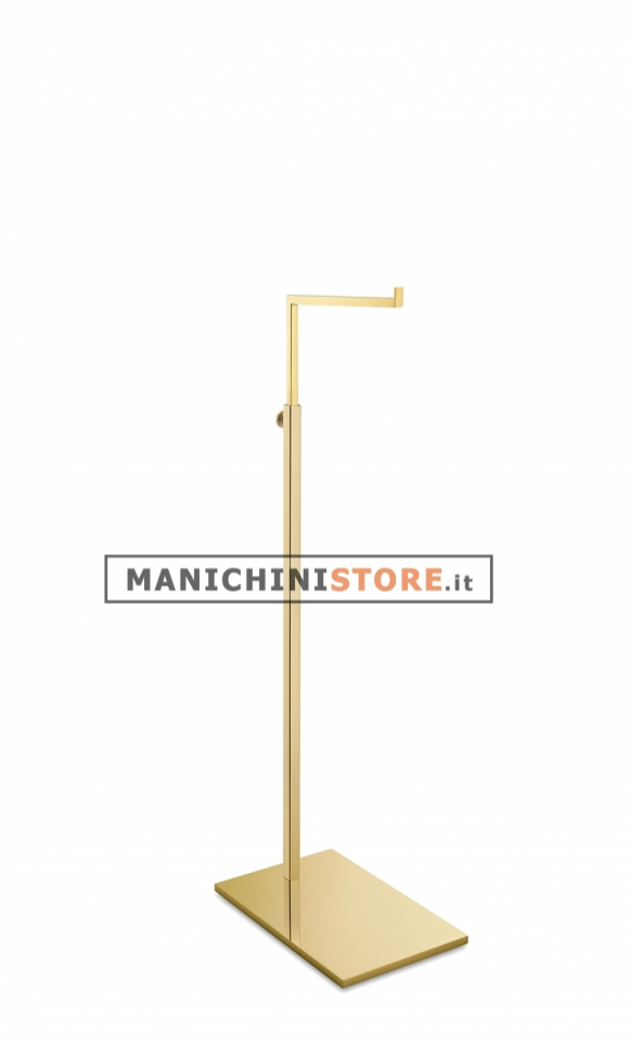 Height adjustable bag holder - gold