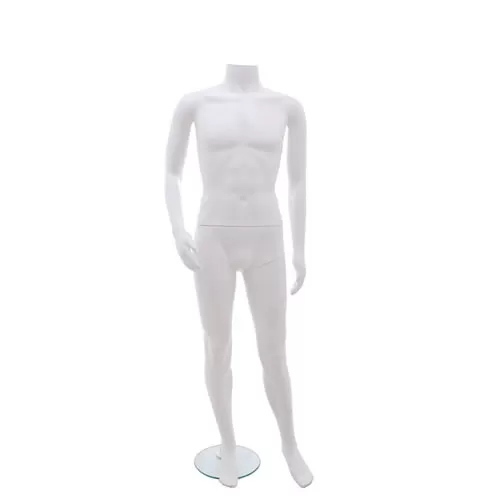 Manichino Ecoplastic uomo senza testa White 1