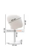 Testa bambino 4-6 anni porta accessori in plastica