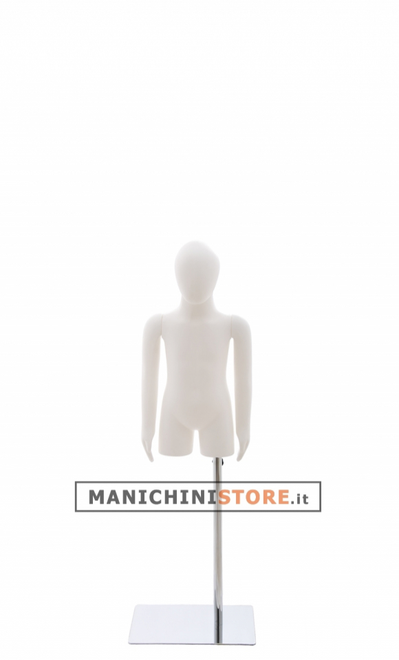 Busto bambino con testa 6/18 mesi in plastica