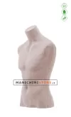 Busto uomo da banco in cartapesta - argilla