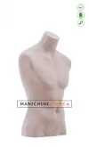 Busto uomo da banco in cartapesta - argilla