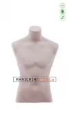 Busto uomo da banco in cartapesta - argilla